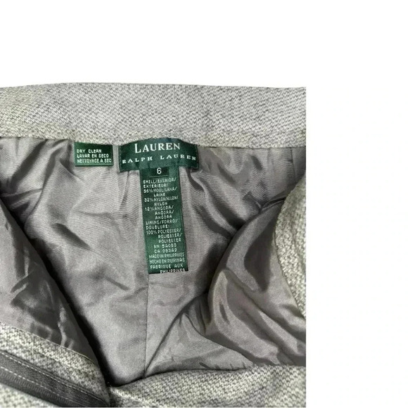 Lauren Ralph Lauren Northern Lights Grey Shirt Size 6 - Picture 4 of 7